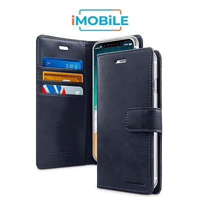 Mercury Blue Moon Diary Wallet Case, iPhone 14 Max