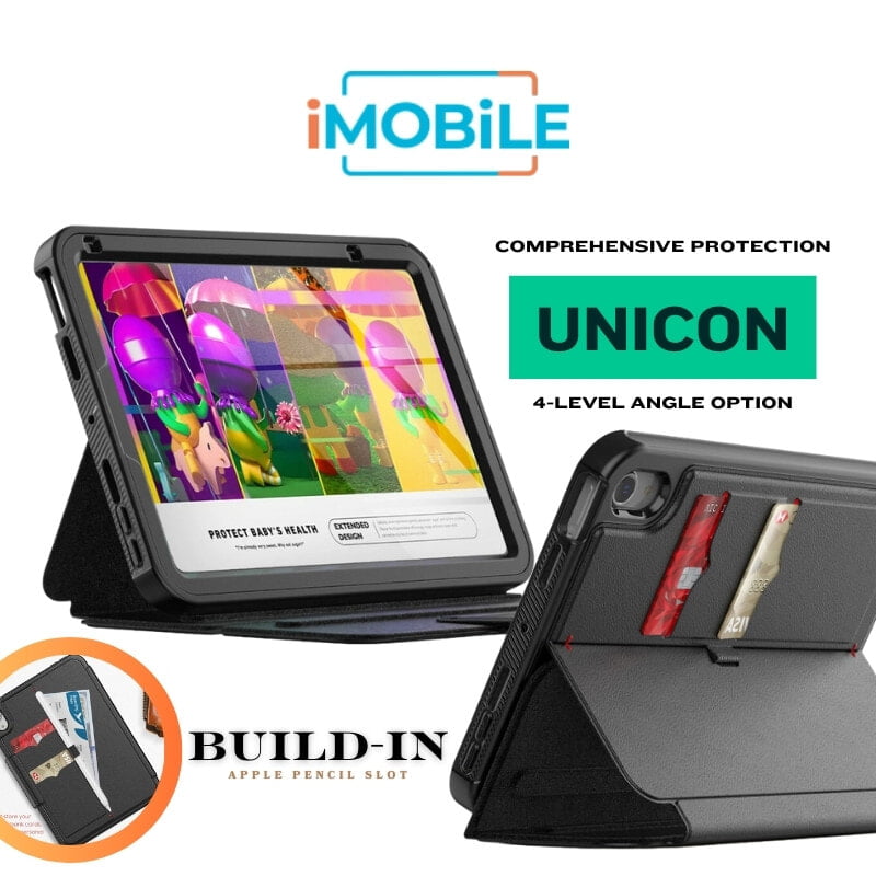 Unicon Defender [All in One] iPad Case, iPad 9.7 - Air 2 / Pro 9.7 / 2017 / 2018