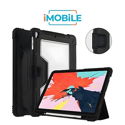 Armor Clear Flip Case with Pencil Holder, iPad Pro 12.9" 3th - 6th Gen, Air 6 (2024)