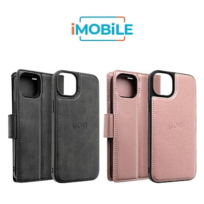 Hanman 2 in 1 Magnetic Wallet Case, iPhone 16 Plus