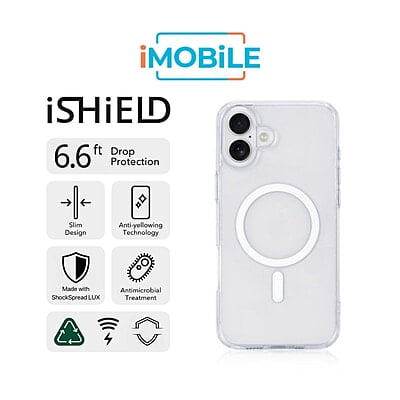 iShield [MagSafe] Crystal Palace Clear Case for iPhone 16