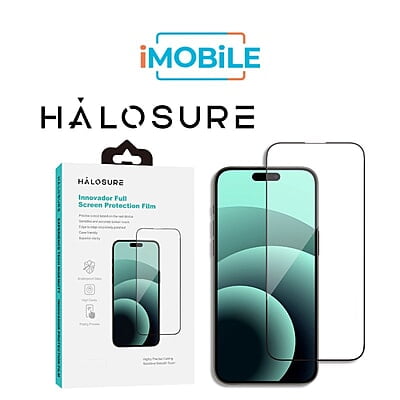 Halosure 2.5D Innovador Shield HD [High-Clear] Tempered Glass, iPhone 15 / 16