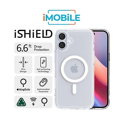 iShield [MagSafe] Crystal Palace Clear Case for iPhone 16 Plus