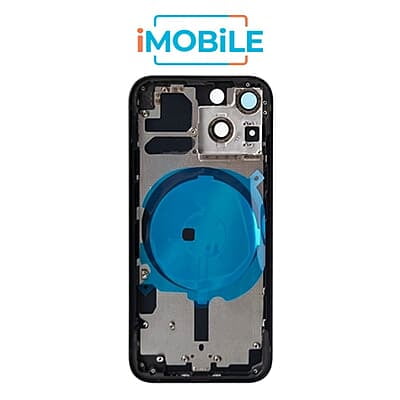 iPhone 13 Mini Compatible Back Housing [No Small Parts] [Black]