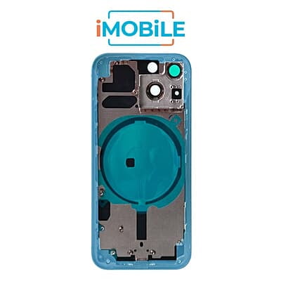 iPhone 13 Mini Compatible Back Housing [No Small Parts] [Blue]