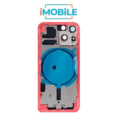 iPhone 13 Mini Compatible Back Housing [No Small Parts] [Red]