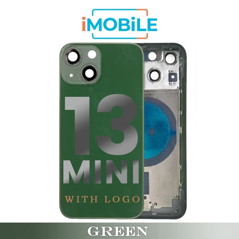 iPhone 13 Mini Compatible Back Housing [No Small Parts] [Green]