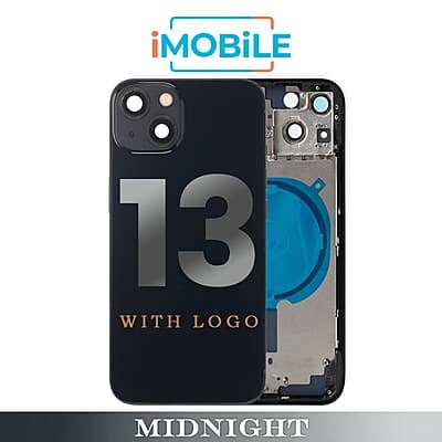 iPhone 13 Compatible Back Housing [No Small Parts] [Midnight]