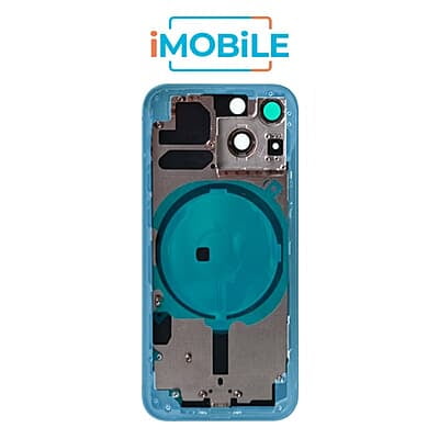 iPhone 13 Compatible Back Housing [No Small Parts] [Blue]