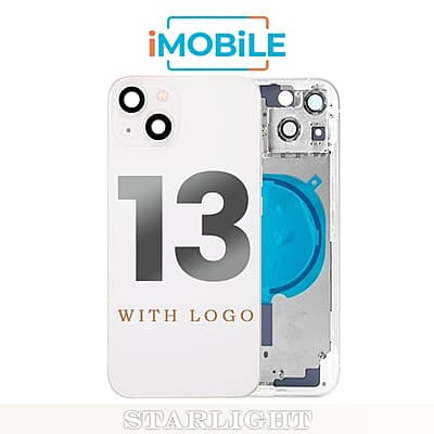 iPhone 13 Compatible Back Housing [No Small Parts] [Starlight]