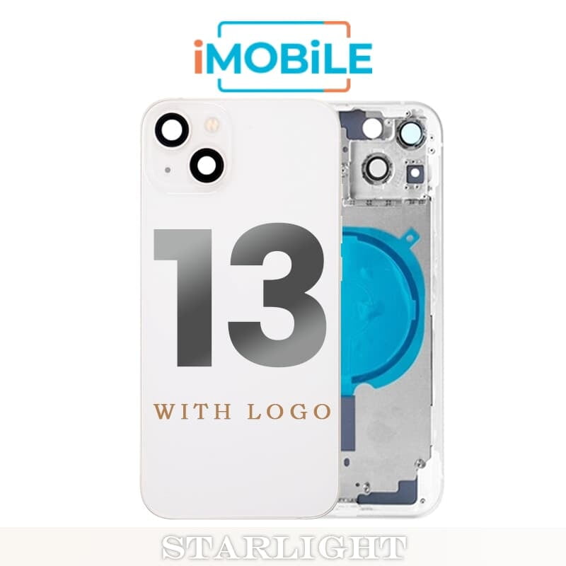 iPhone 13 Compatible Back Housing [No Small Parts] [Starlight]