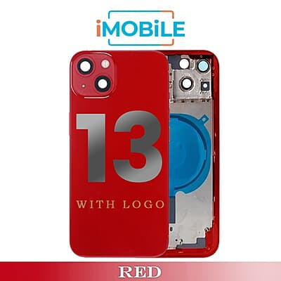 iPhone 13 Compatible Back Housing [No Small Parts] [Red]