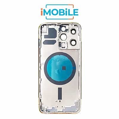 iPhone 13 Pro Compatible Back Housing [No Small Parts] [Silver]