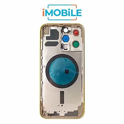 iPhone 13 Pro Compatible Back Housing [No Small Parts] [Gold]