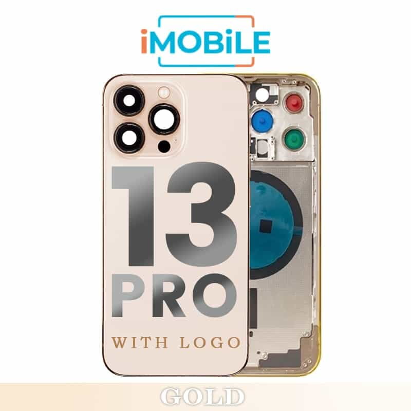 iPhone 13 Pro Compatible Back Housing [No Small Parts] [Gold]