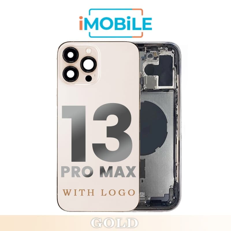 iPhone 13 Pro Max Compatible Back Housing [No Small Parts] [Gold]