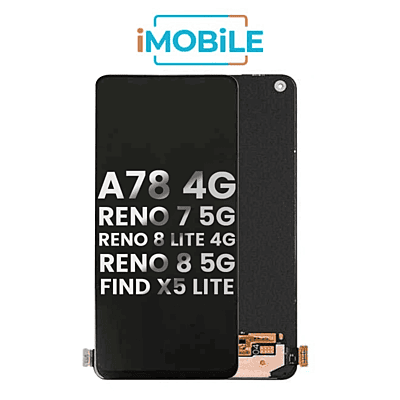 OPPO A78 4G / Reno 7 5G / Reno 8 Lite 4G / Reno 8 5G / Find X5 Lite Compatible LCD Touch Digitizer Screen