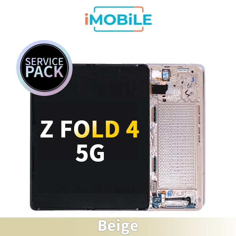 Samsung Galaxy Z Fold 4 5G (F936) Main LCD Digitizer Screen [Service Pack] [Beige]