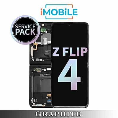 Samsung Galaxy Z Flip 4 5G (F721) Main LCD Digitizer Screen [Service Pack] [Graphite] GH82-30238A