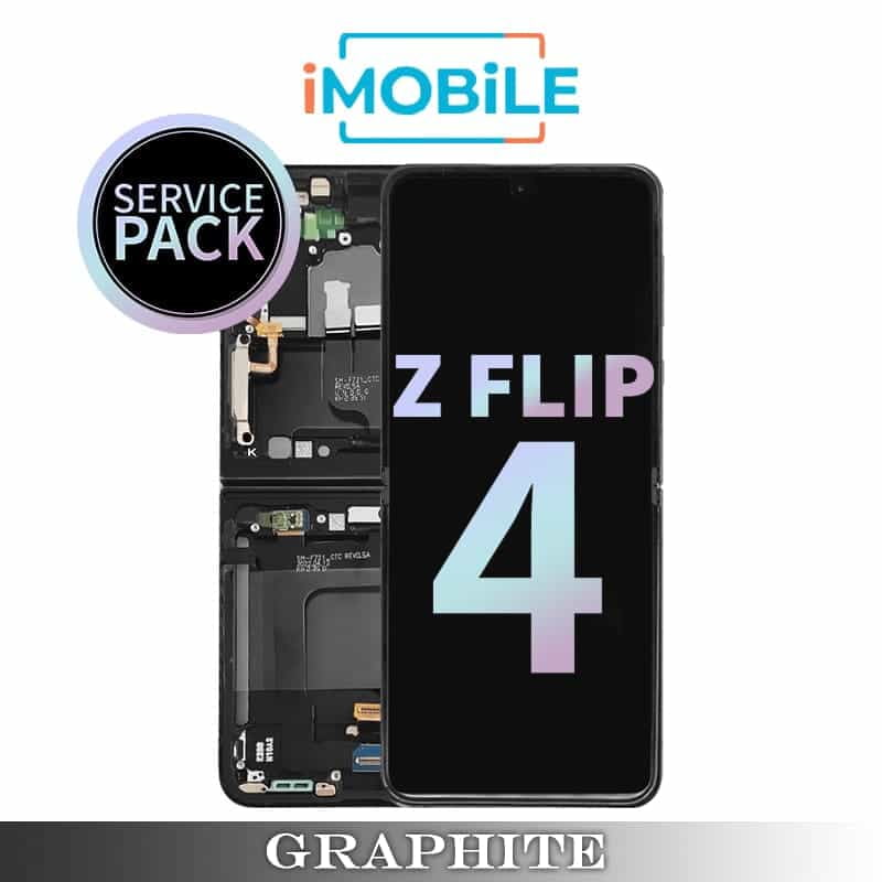 Samsung Galaxy Z Flip 4 5G (F721) Main LCD Digitizer Screen [Service Pack] [Graphite] GH82-30238A