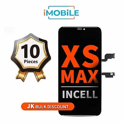 iPhone XS Max (6.5 Inch) Compatible LCD Touch Digitizer Screen [JK Incell] [10 Pack]