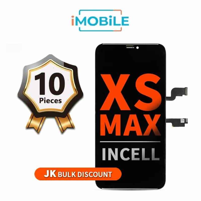 iPhone XS Max (6.5 Inch) Compatible LCD Touch Digitizer Screen [JK Incell] [10 Pack]