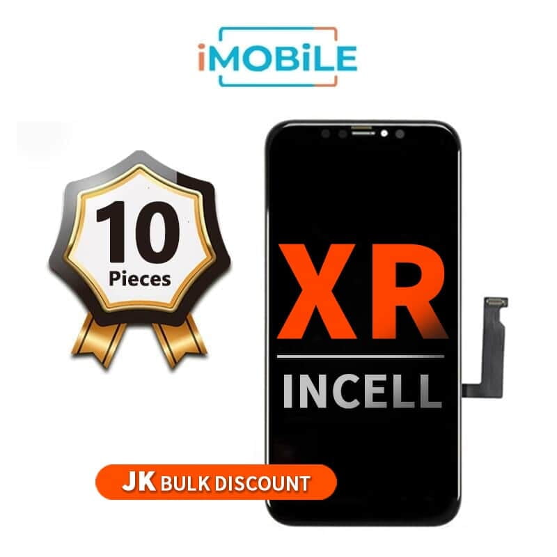 iPhone XR (6.1 Inch) Compatible LCD Touch Digitizer Screen [JK Incell] [10 Pack]