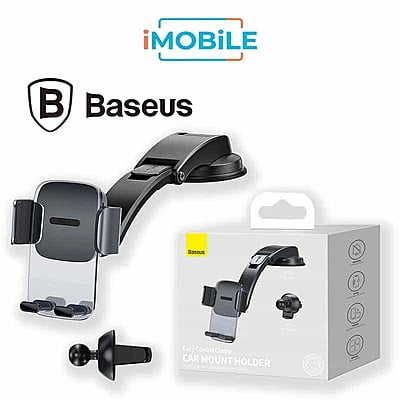 Baseus [SUYK-0000012] 2in1 Easy Control Clamp Car Mount Holder Set for Air Vent & Dashboard