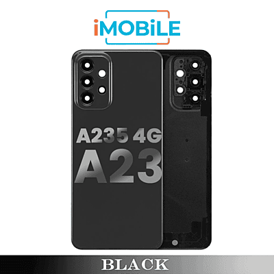 Samsung Galaxy A23 4G A235 Back Cover with Lens [Black]