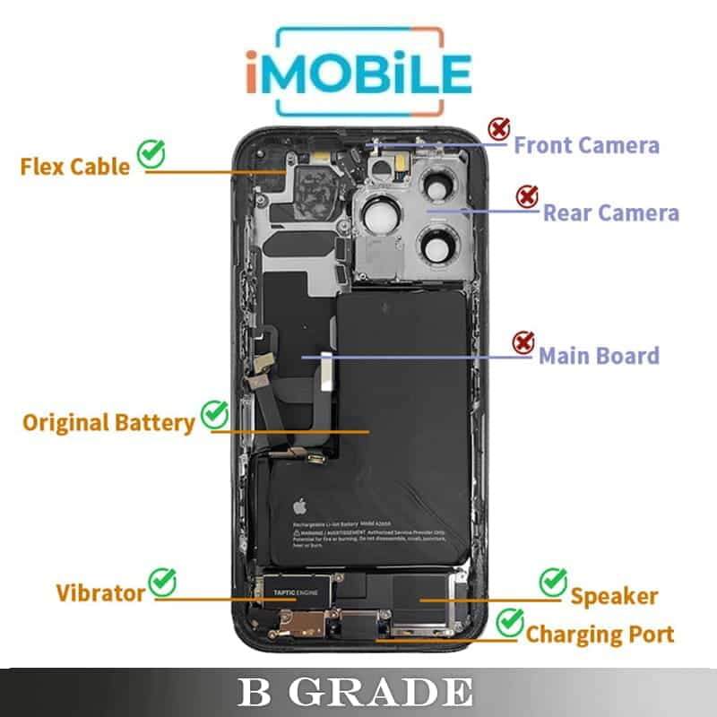 iPhone 13 Pro Compatible Back Housing [Original] [B Grade]