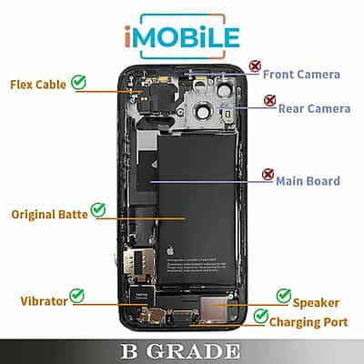 iPhone 13 Compatible Back Housing [Original] [B Grade]