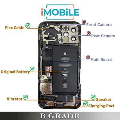 iPhone 12 Pro Compatible Back Housing [Original] [B Grade]