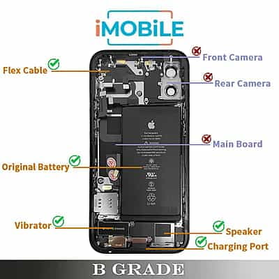 iPhone 12 Compatible Back Housing [Original] [B Grade]