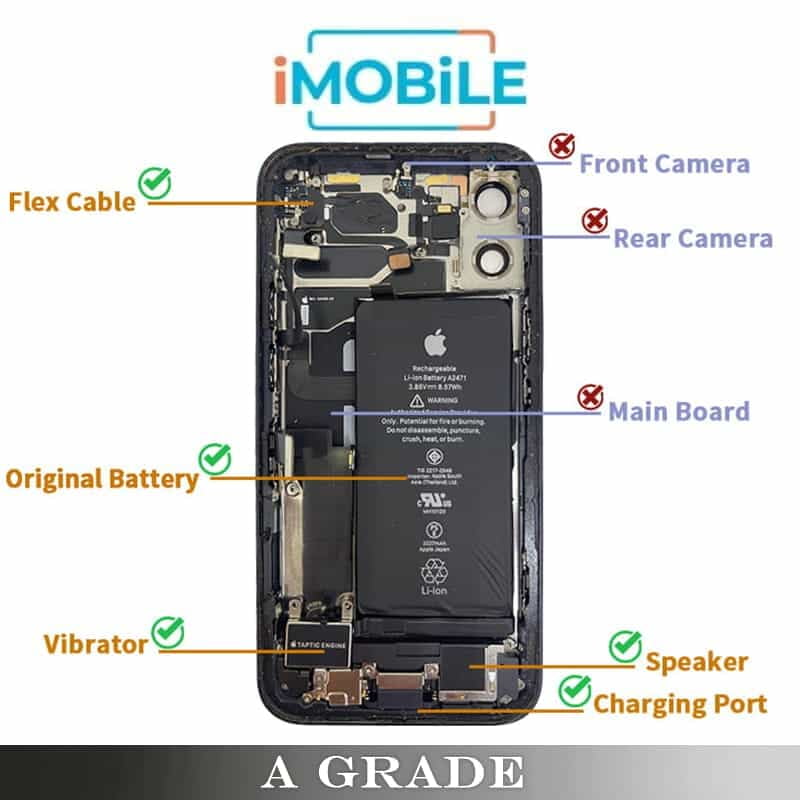 iPhone 12 Mini Compatible Back Housing [Original] [A Grade]