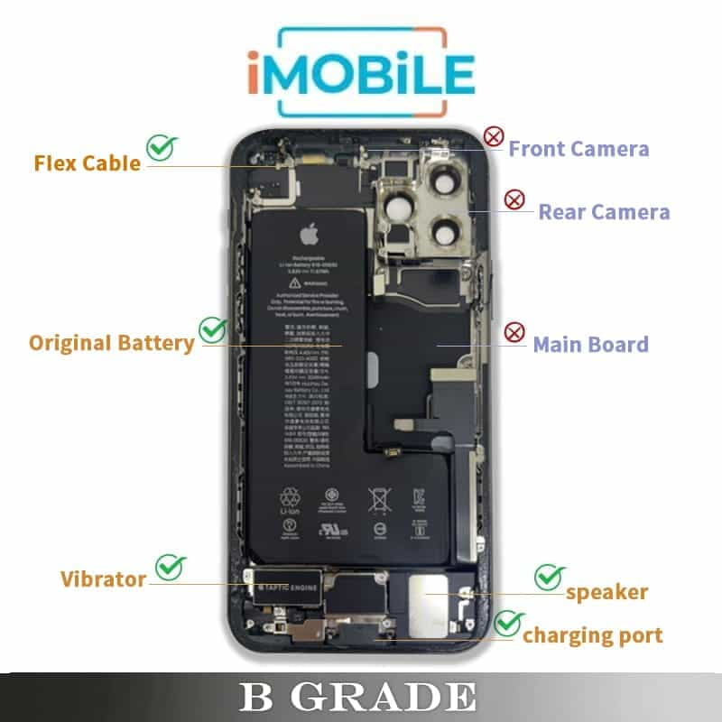 iPhone 11 Pro Compatible Back Housing [Original] [B Grade]