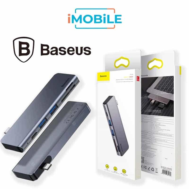 Baseus [CAHUB-K0G] Harmonica Five-in-one HUB Adapter