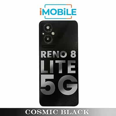 OPPO Reno 8 lite 5G back cover [Cosmic Black]