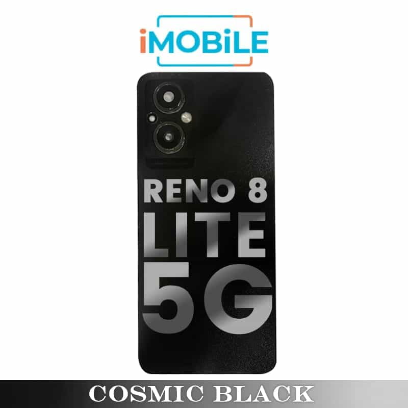 OPPO Reno 8 lite 5G back cover [Cosmic Black]