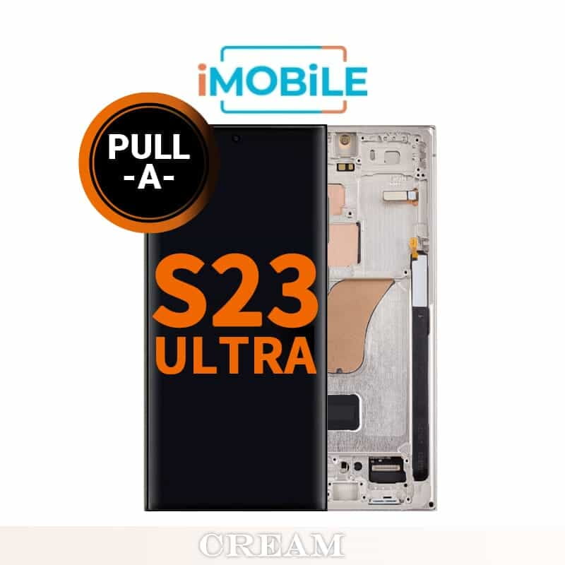 Samsung Galaxy S23 Ultra 5G (S918) LCD Touch Digitizer Screen [Secondhand] [Cream]