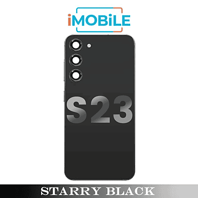 Samsung Galaxy S23 (S911) Back Cover [High Quality with Lens] [Phantom Black]