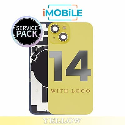 iPhone 14 Compatible Back Cover Glass [Service Pack] [Yellow]