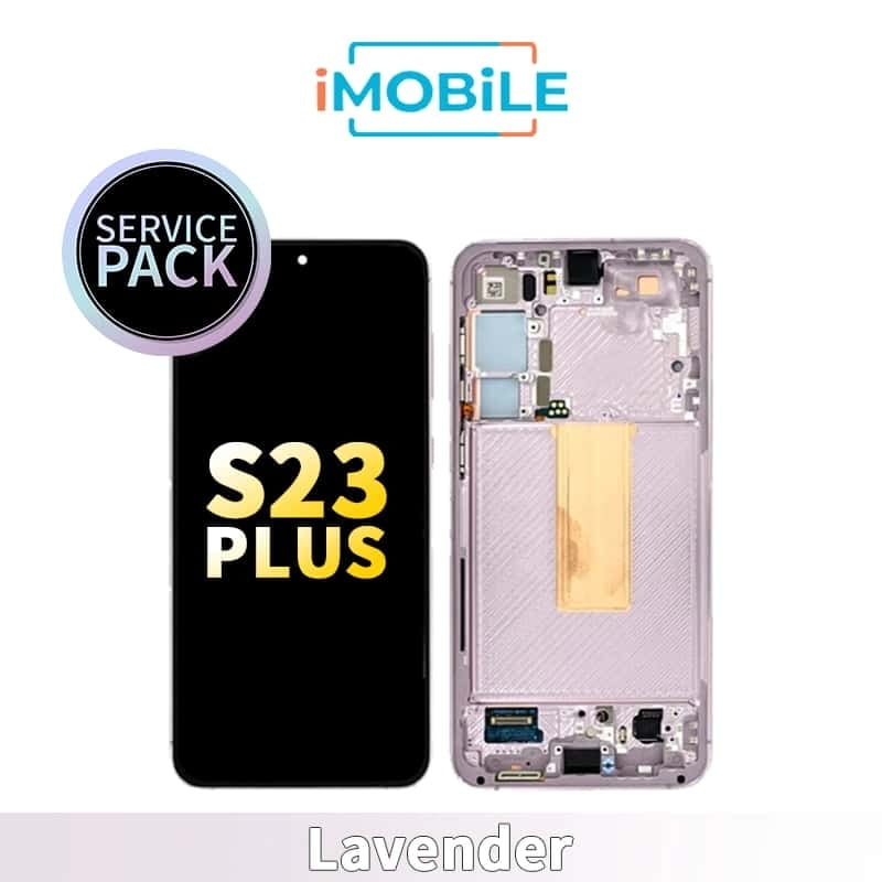 Samsung Galaxy S23 Plus (S916) LCD Touch Digitizer Screen [Service Pack] [Lavender] GH82-30476C