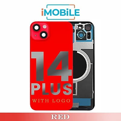 iPhone 14 Plus Compatible Back Cover Glass Assembly with MagSafe [Red]