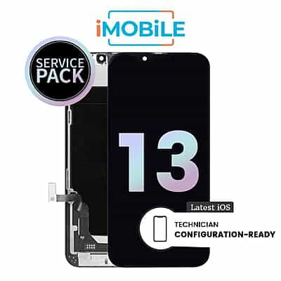 iPhone 13 (6.1 Inch) Compatible LCD (Soft OLED) Touch Digitizer Screen [Service Pack]