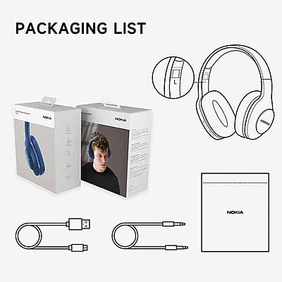 Nokia Essential True Wireless Headphones [E1200]