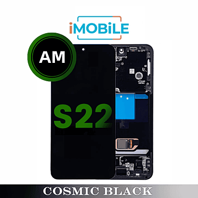 Samsung Galaxy S22 (S901) LCD Touch Digitizer Screen [Aftermarket] [Cosmic Black]