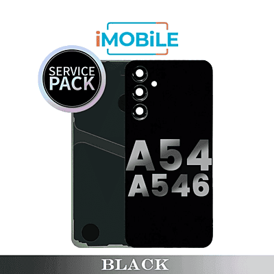 Samsung Galaxy A54 A546 Back Cover with Camera Lens [Service Pack] [Black] GH82-30696A