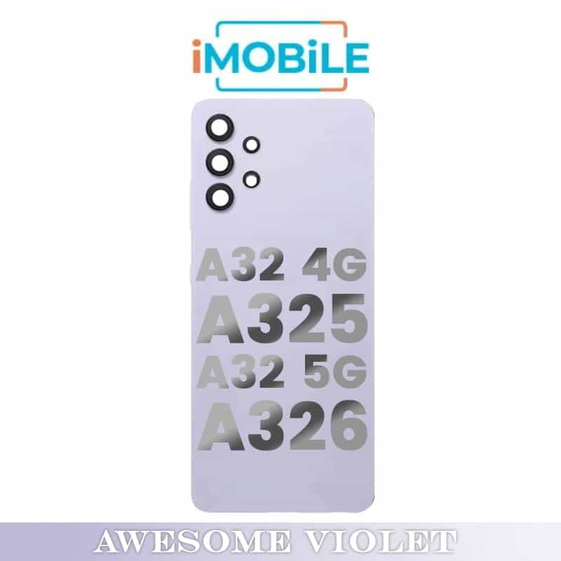 Samsung Galaxy A32 A325 4G / A32 A326 5G Back Cover with Camera Lens [Awesome Violet]