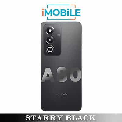 OPPO A80 Compatible Back Cover [Starry Black]