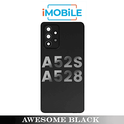 Samsung Galaxy A52s A528 5G Back Cover with Camera Lens [Awesome Black]